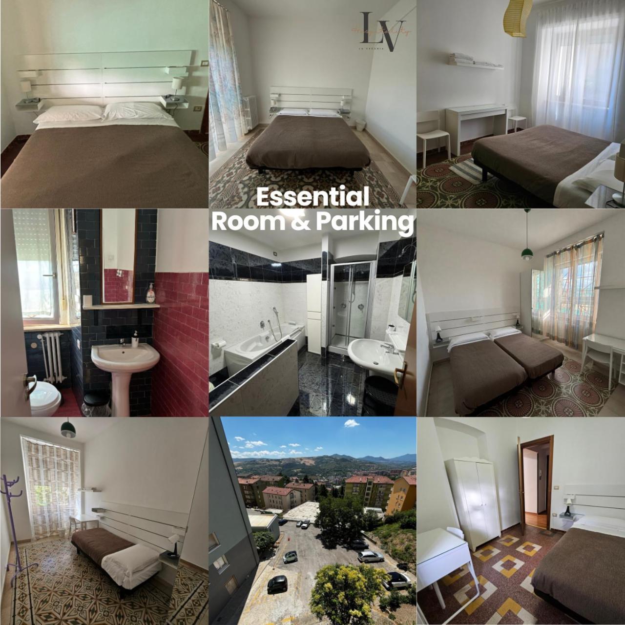 Essential Room & Parking In Centro Citta Con Parcheggio Privato E Wifi Potenza Kültér fotó
